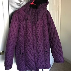 Purple coat by Covington